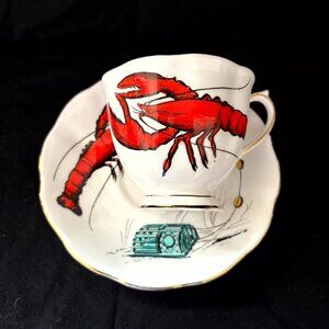 Royal Albert Cup and Saucer -The Lobster